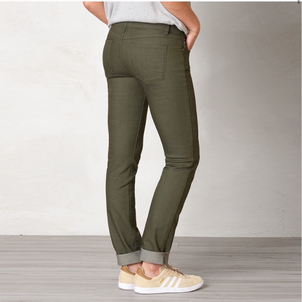 Prana Kara Jeans - cargo green. Size 28. Like new